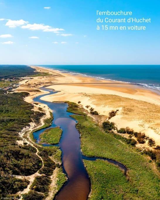 Vue Golf dans Résidence Nature SYMPALAPPART Moliets-et-Maa Exterior foto